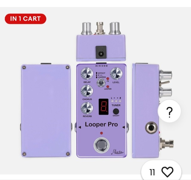 rowin looper pro guitar effects...