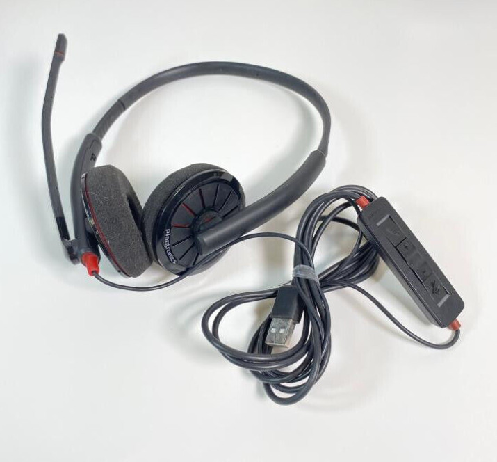 Plantronics Blackwire C320 Binaural USB Headset, Black