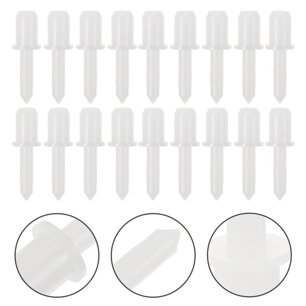 60Pcs Plastic Shutter Pin Replacements - Spring Loaded Repair