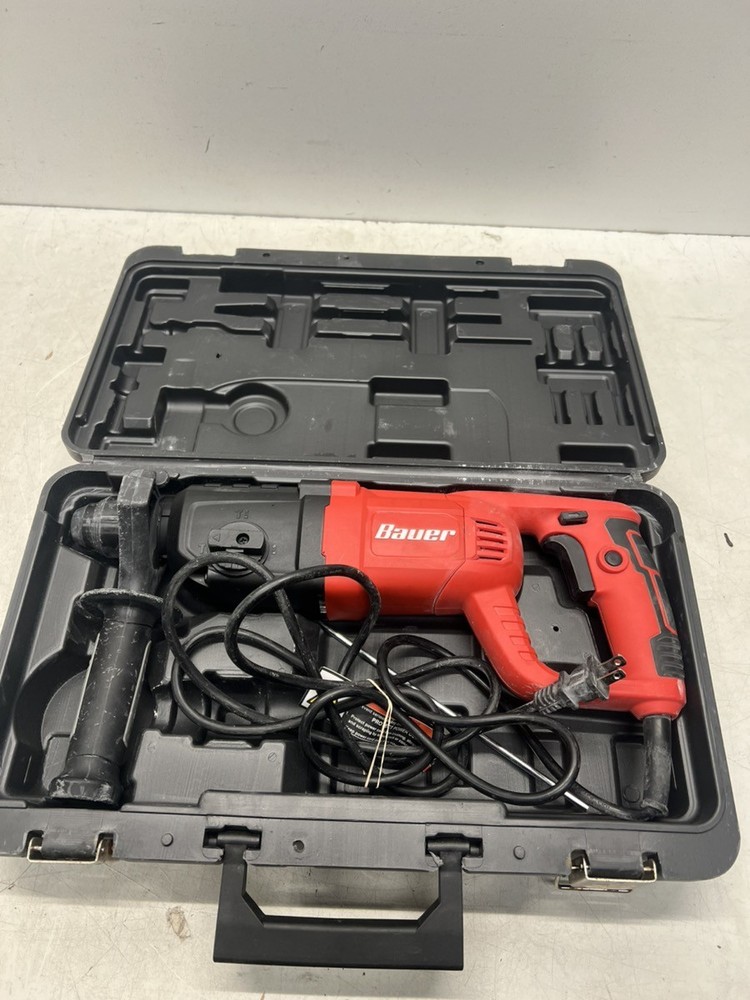 Bauer 1642E-B 1" SDS + Variable Speed Pro Rotary Hammer Drill (P03061837)