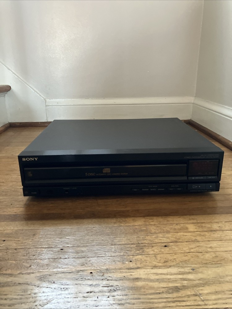 Sony CDP-C400 5- Disc CD Player Auto Loading System