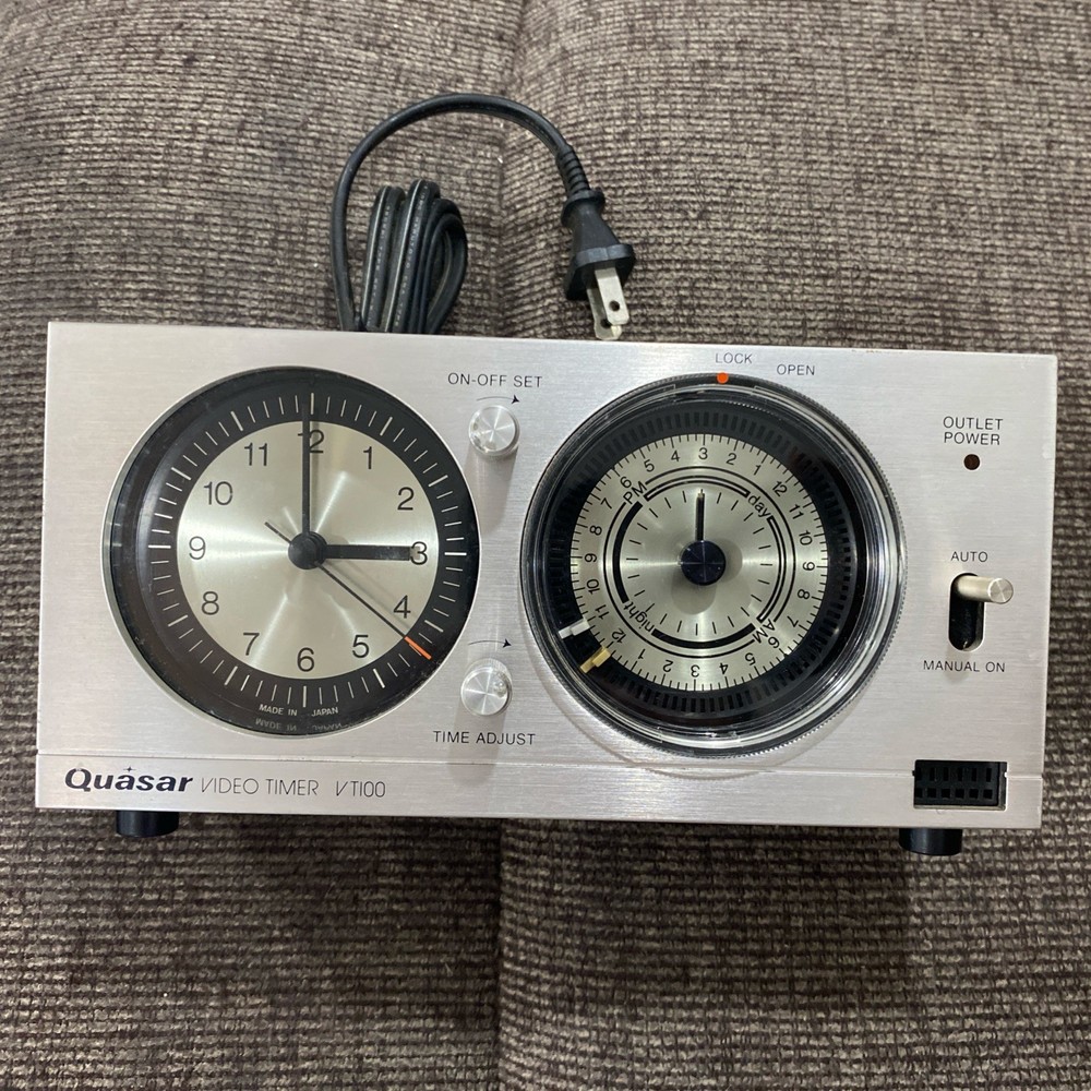Quasar VIDEO TIMER VT100. Made in JAPAN