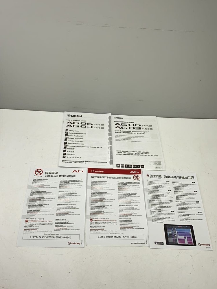 YAMAHA AG03 MIXER Used