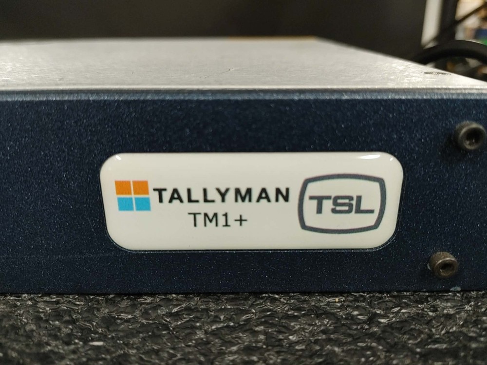 Broadcast Control System TSL TM1-MK2+ Tallyman TM1+ 1U Controller TSL-TM1MK2PLUS