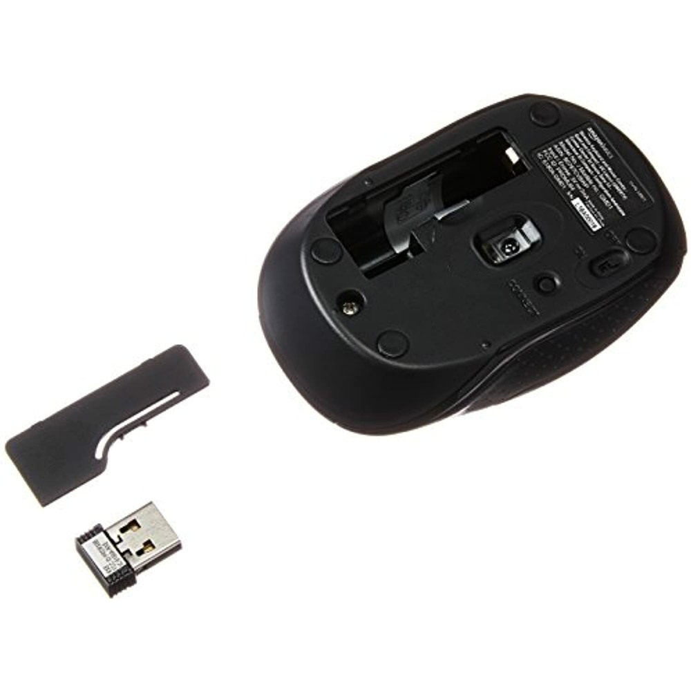 Wireless Computer Keyboard and Mouse Combo - US Layout (QWERTY), Black