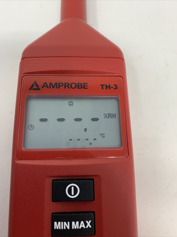 Amprobe TH-3 Relative Humidity Temperature Meter - For Parts