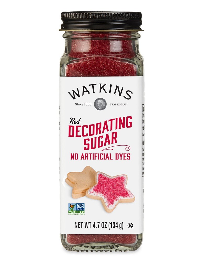 RED DECORATING SUGAR