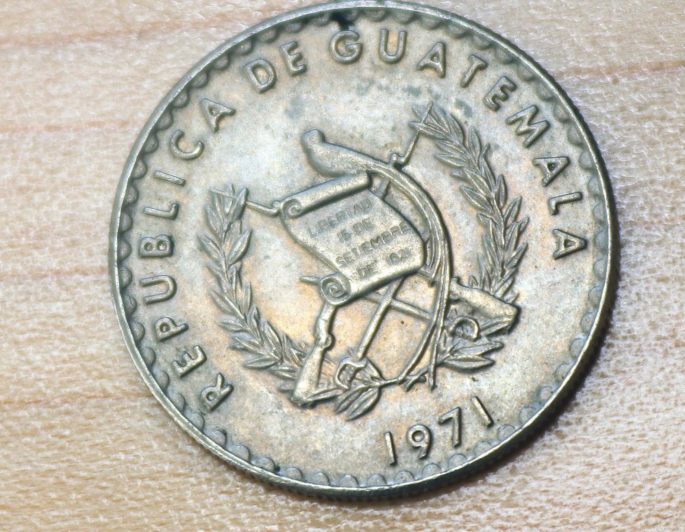 1971 Guatemala 10 Centavos