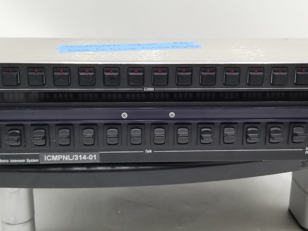 RTS by Telex Matrix Intercom System KP96-7 Intercom Control Panel