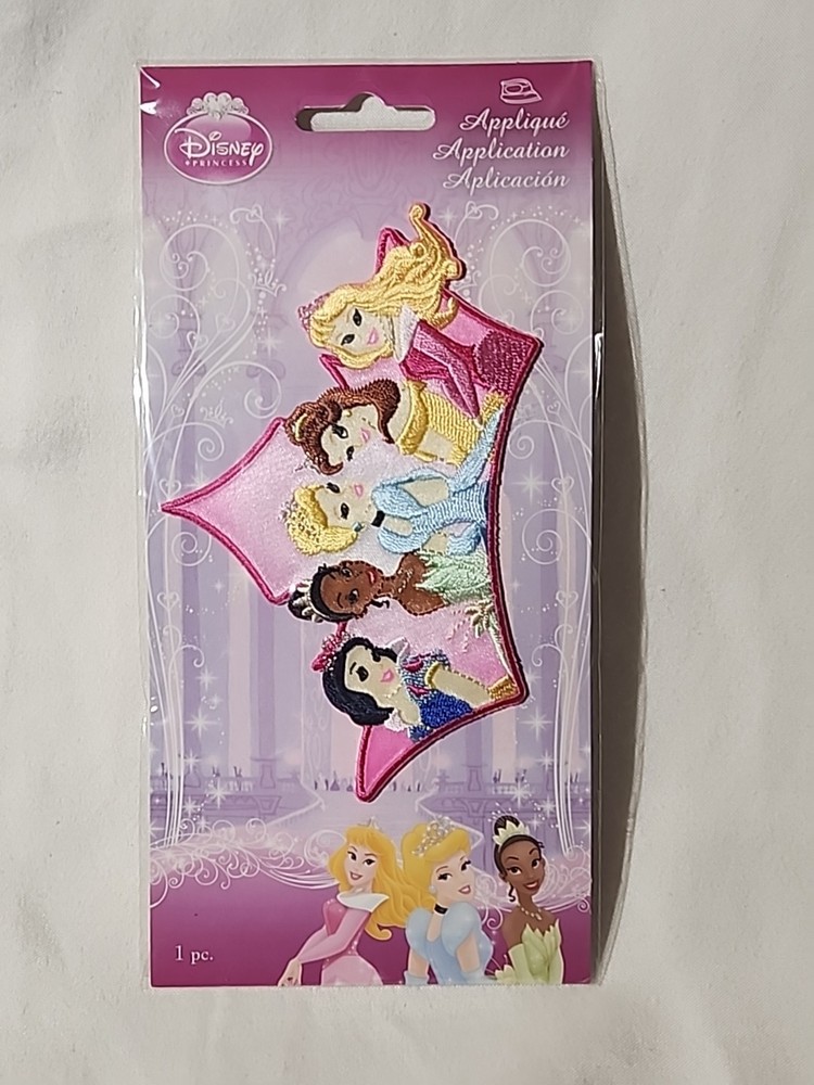 Disney Princess Full Group Iron on Embroidered Applique Patch