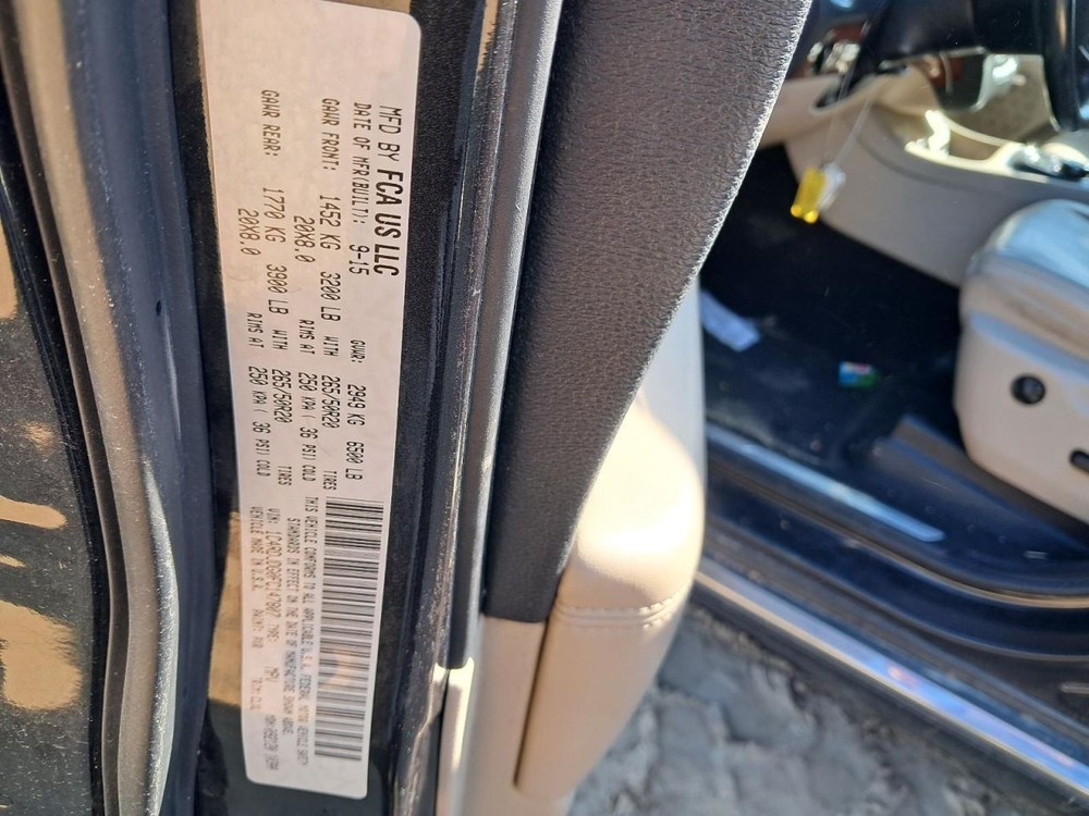 Speedometer Cluster MPH Fits 15 DURANGO 4821806