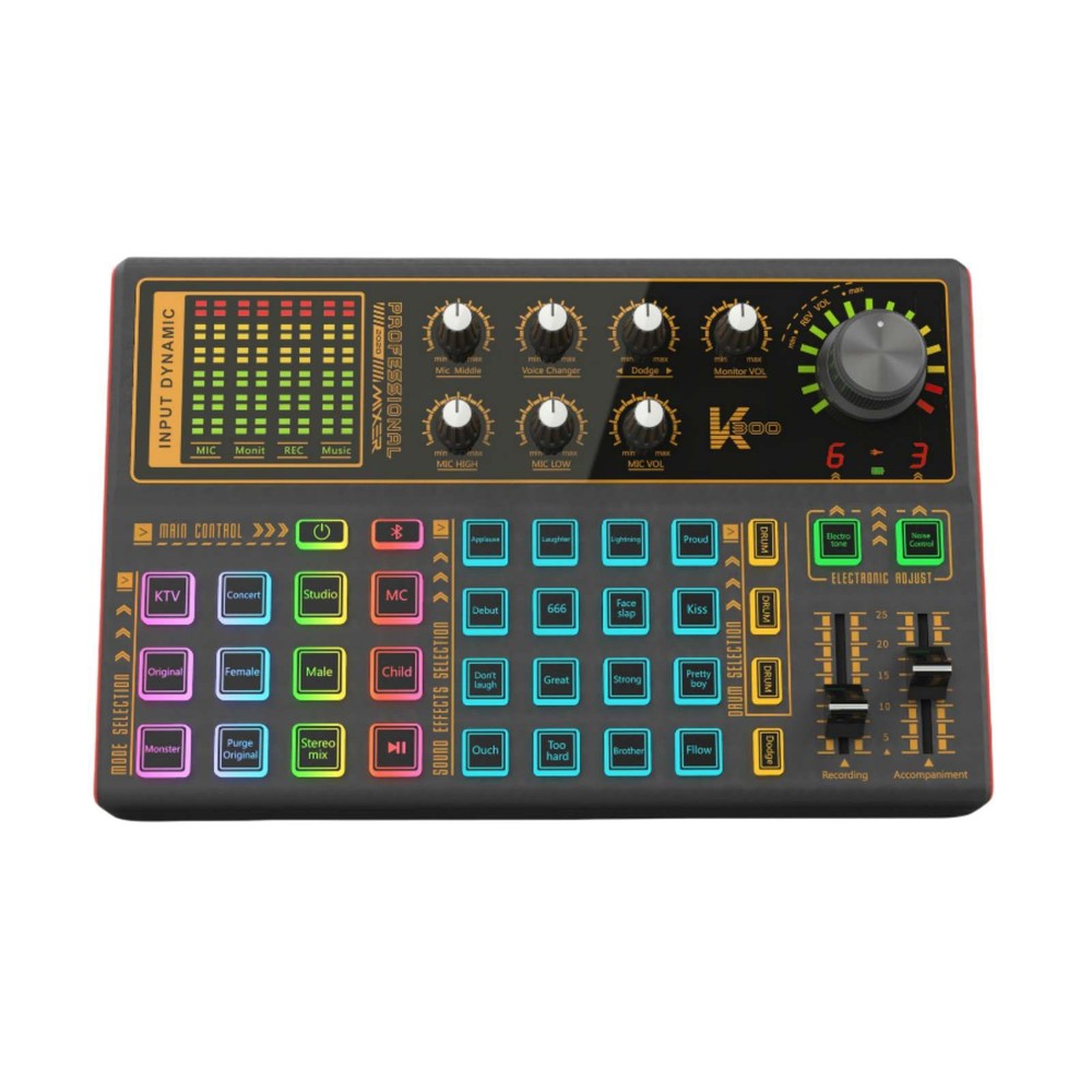 K300 Sound Card External Box For Win For Mac OS Audio Processing Equipment