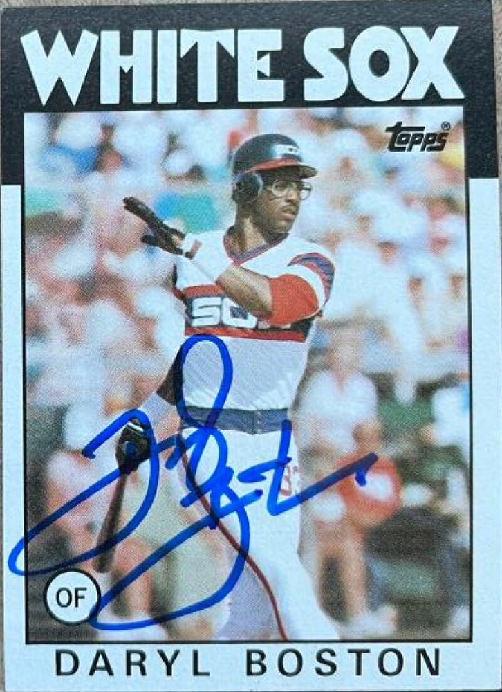 Daryl Boston Autographed 1986 Topps #139