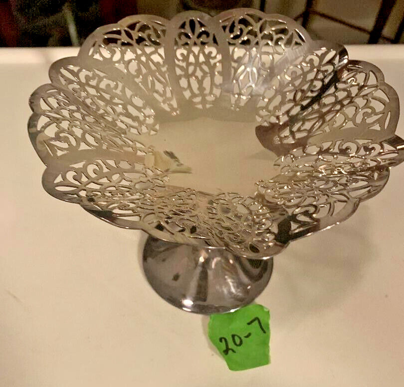 Vintage International Silver Co. Lovelace Candy Dish #2296 LOT#7-20