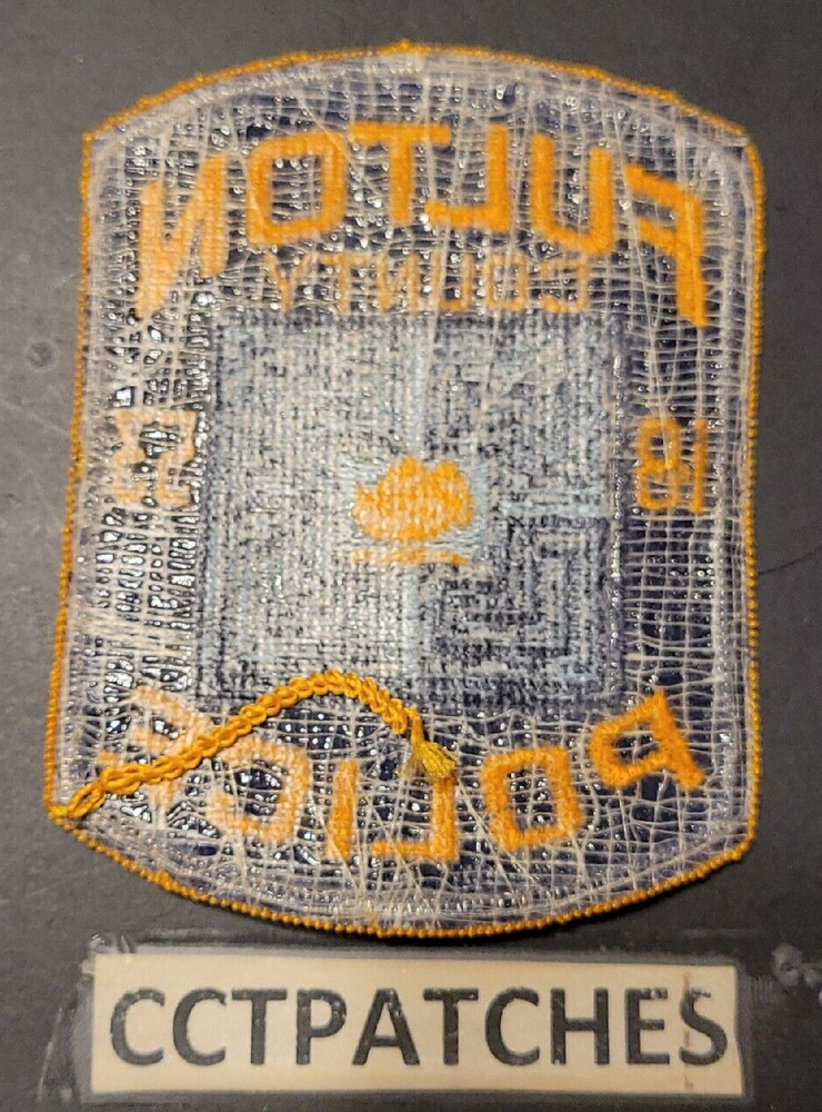 FULTON COUNTY, GEORGIA POLICE SHOULDER PATCH GA