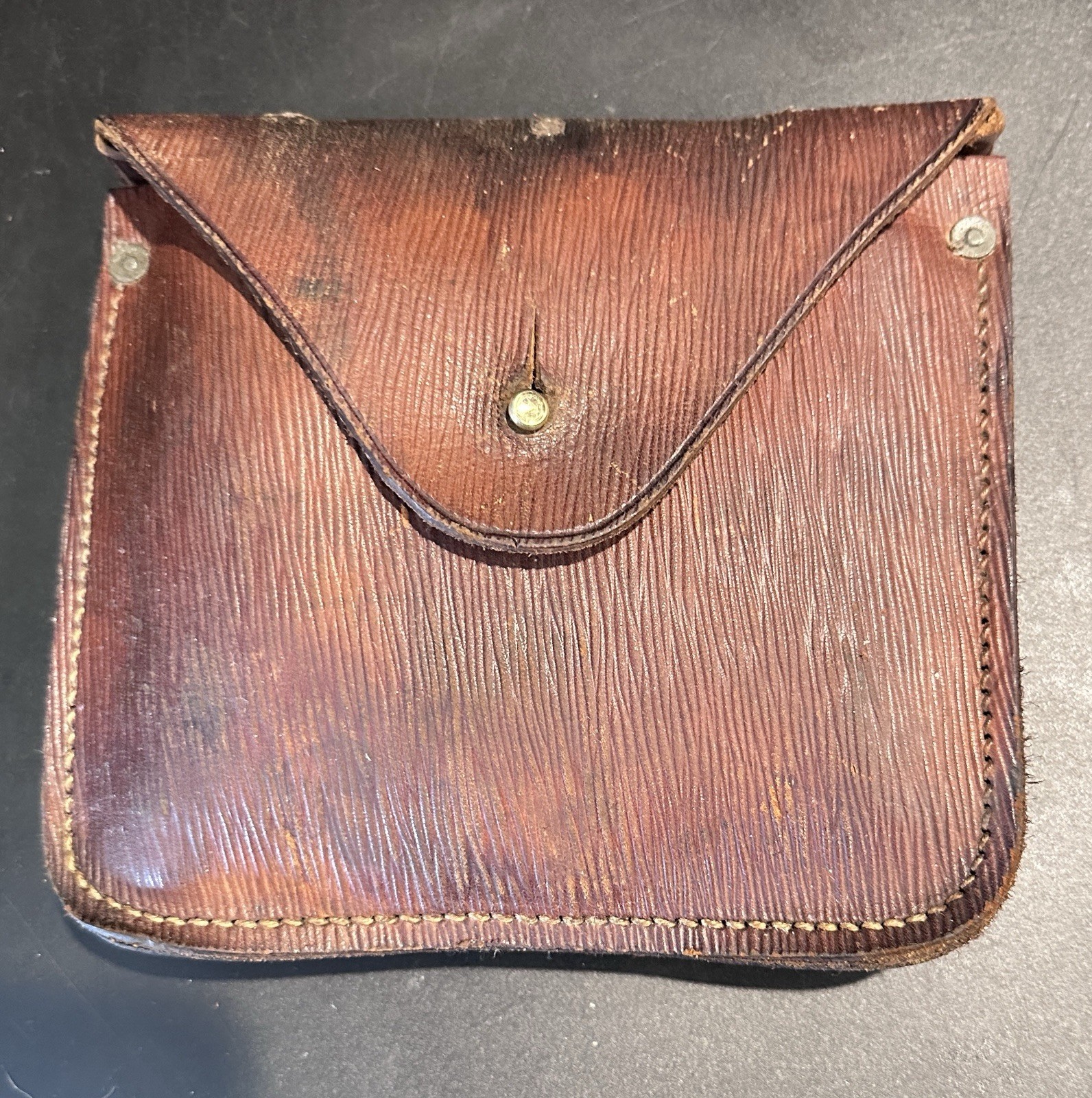 WW2 British Army Sapper’s Portable Chain Saw in Leather Case with Handles & File