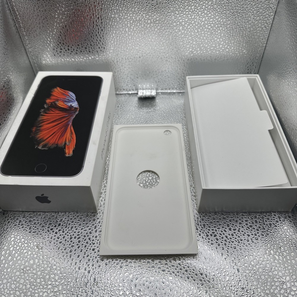 *BOX ONLY* APPLE iPhone 6S Space Gray 32GB ~ Original Empty Box W/ Insert Papers