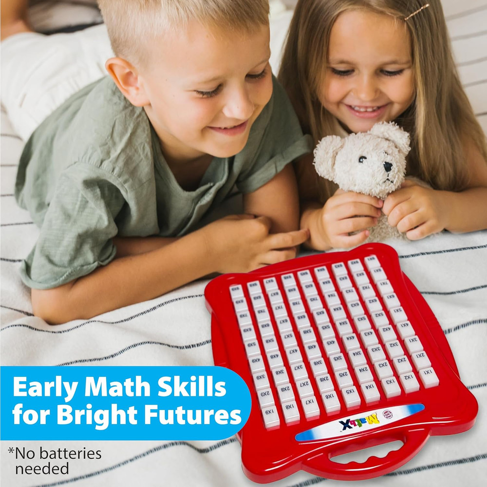 Small World Toys Multiplication Machine, Push Button Multiplication Game Board f