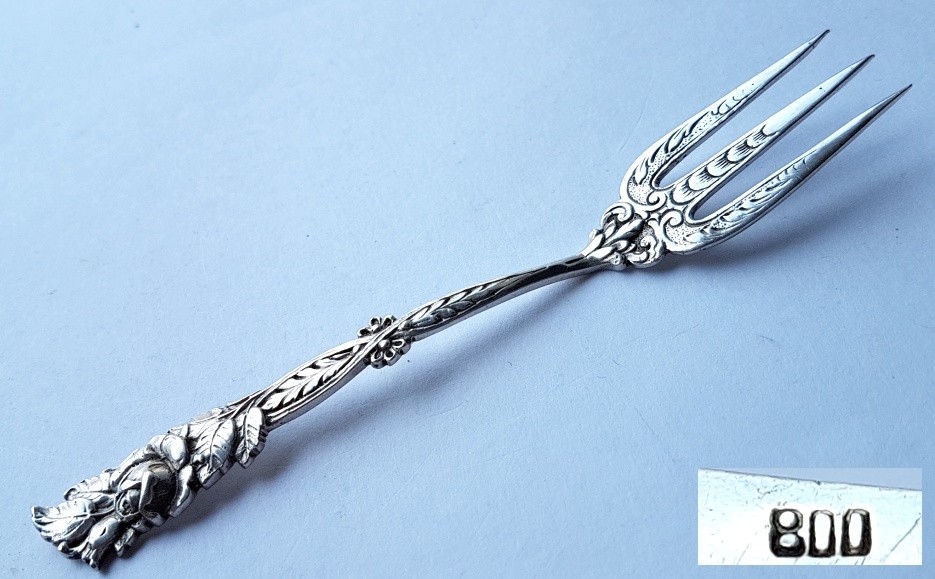 Fork/ Serving Fork, 800 Silver K874