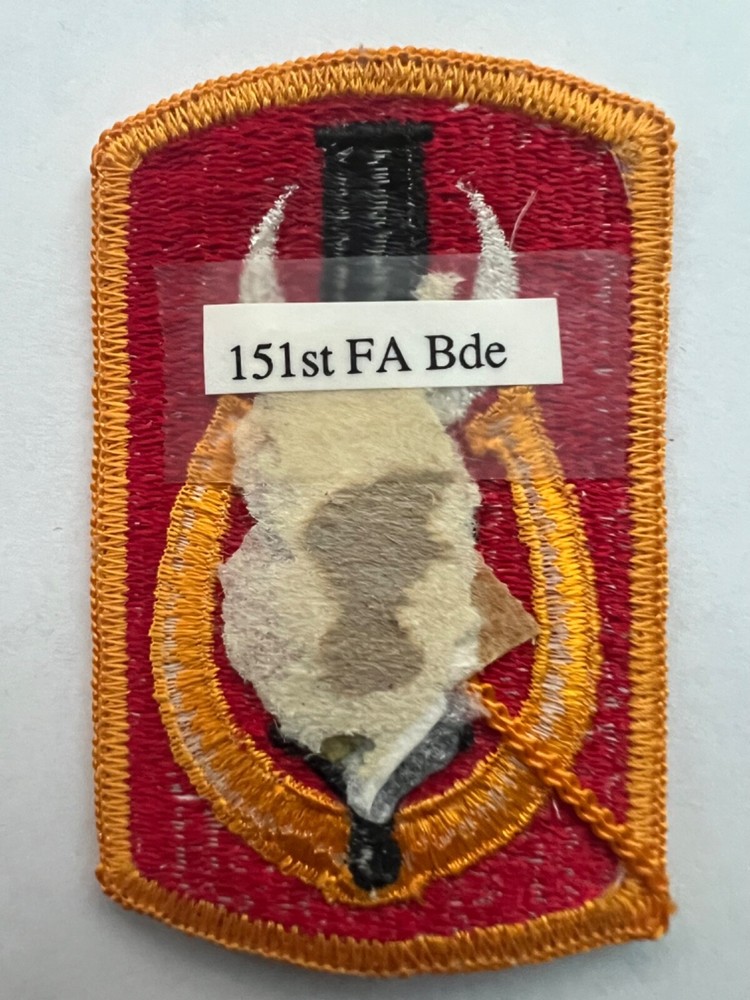 151st Field Artillery US Army Patch