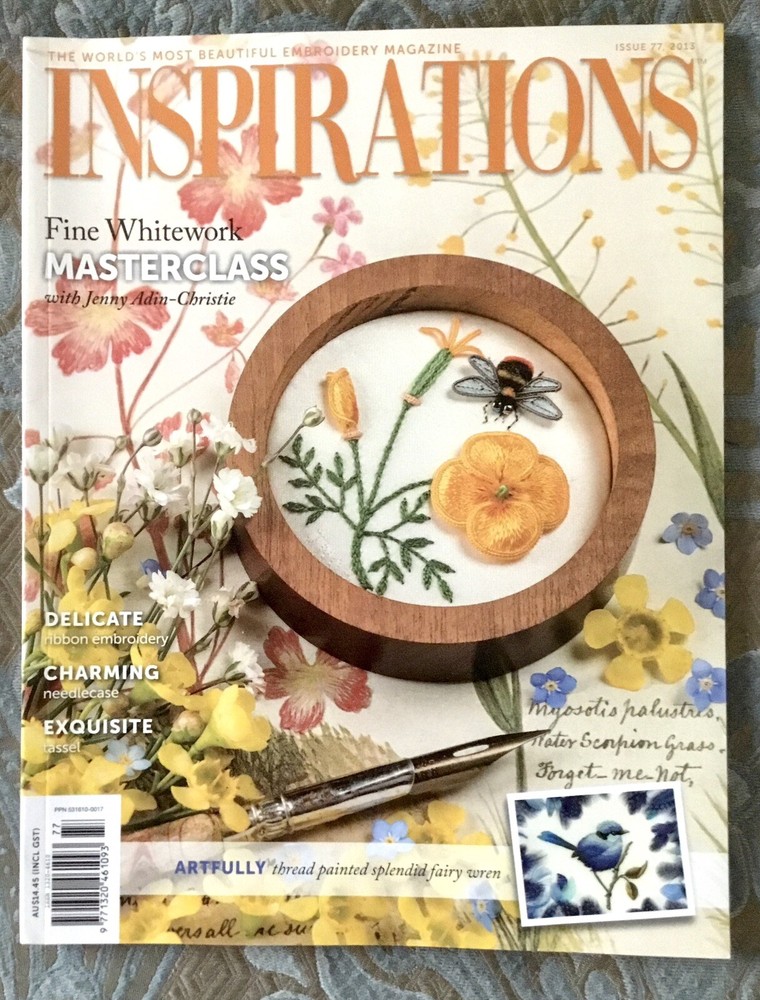 Inspirations Australian Embroidery Magazine #77 / 2013 - Pull Out Pattern Sheet
