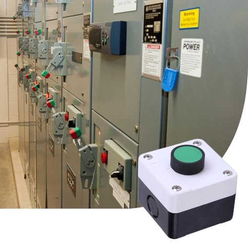 Push Button Switch Box, Momentary Station Exit Button Weatherproof IP54 ABS