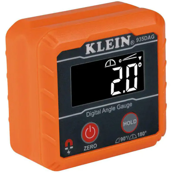 Hot !Klein Tools Digital Angle Gauge and Digital Leveler, Magnetic Mount - 935DA