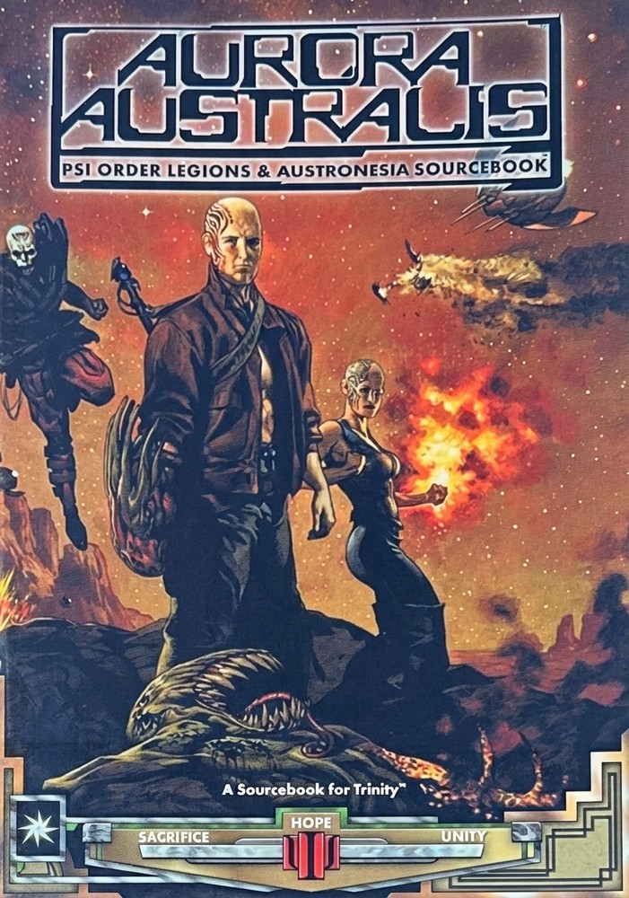 Aurora Australis Trinity RPG Sourcebook White Wolf Sci-Fi OOP WW9203