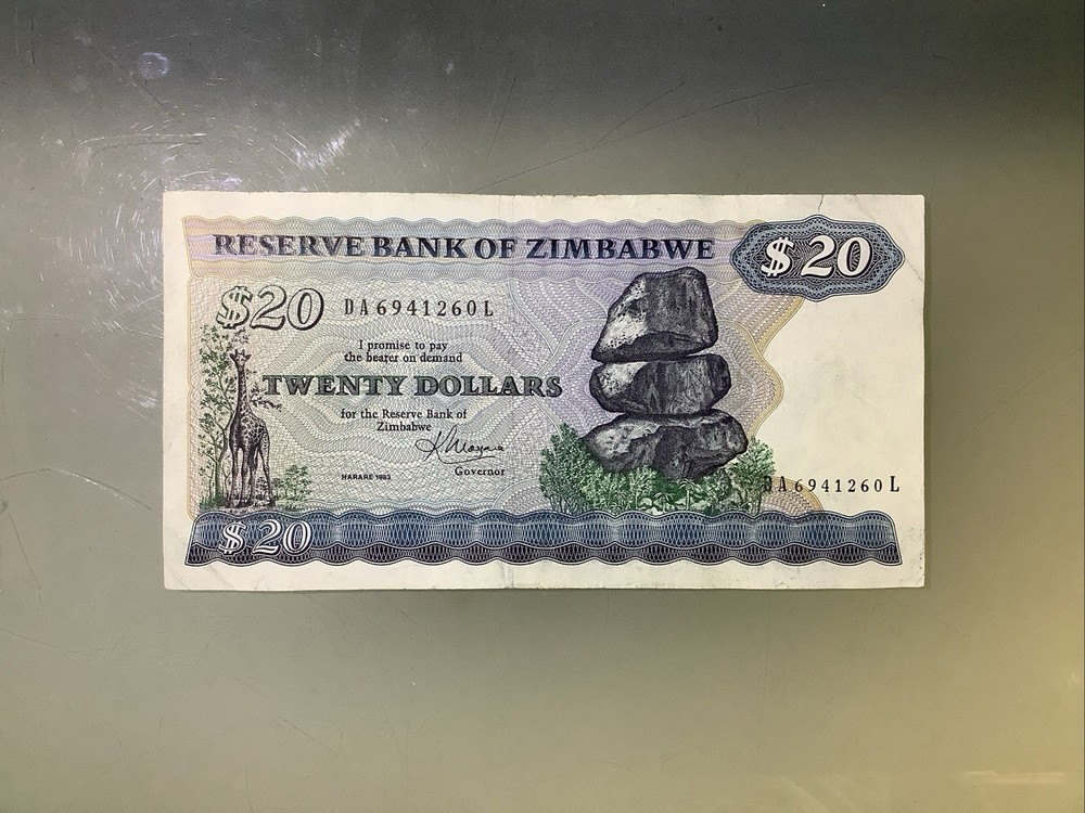 Zimbabwe 20 Dollars 1983 AU