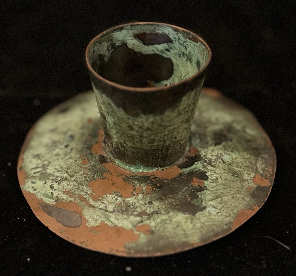 5 Piece Copper & Silver (?) Set Peruvian (?)