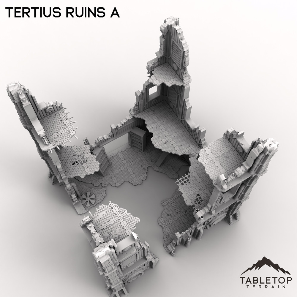 Tertius Ruins A - Grimdark Gothic Wargaming Tabletop