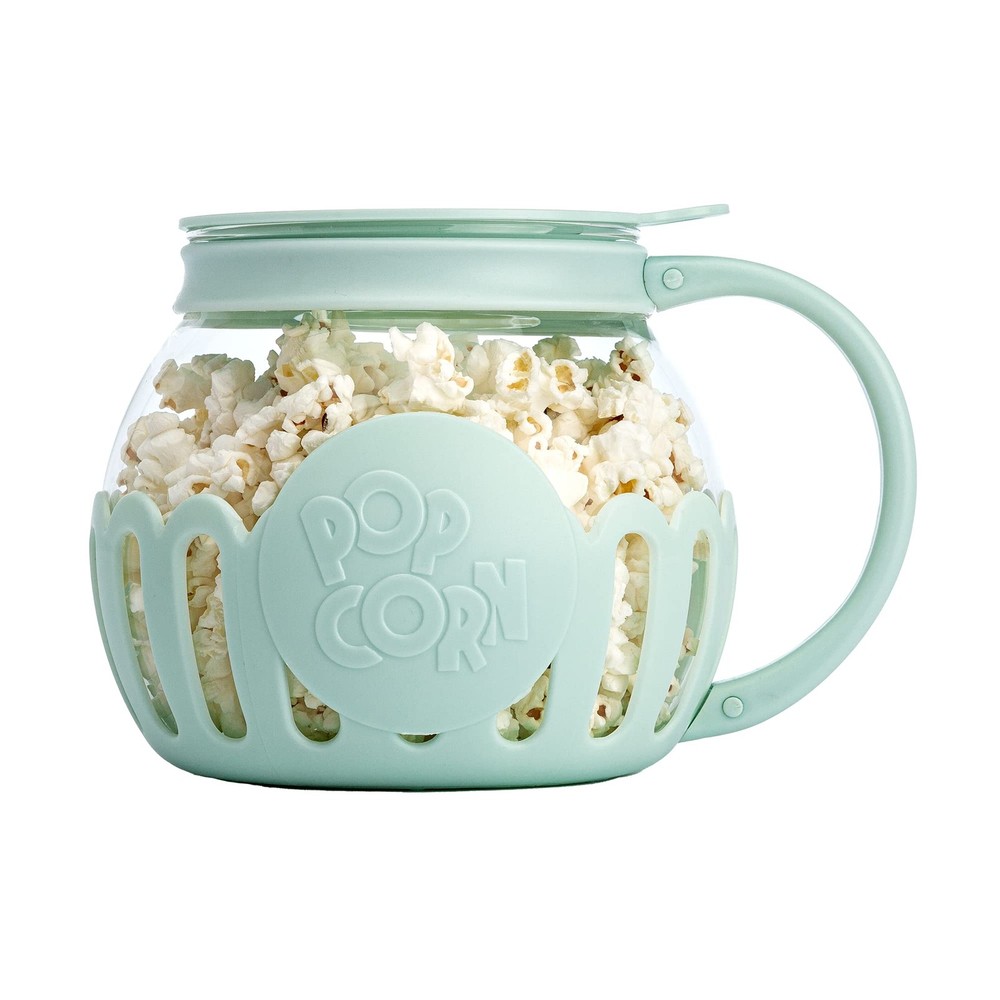 Ecolution Patented Micro-Pop Microwave Popcorn Popper with Temperature Safe Gl