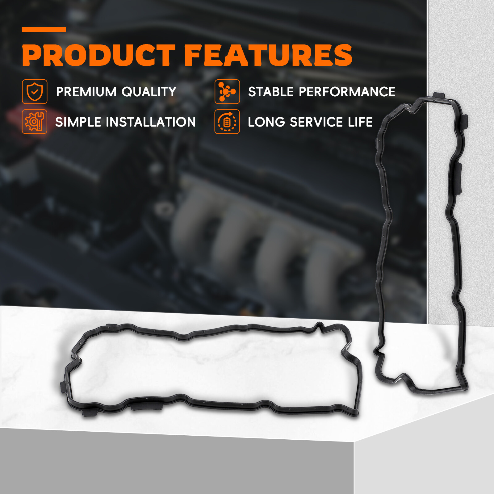 Valve Cover Gasket Kit For 2009-2015 Nissan Maxima Murano Pathfinder Quest 3.5L