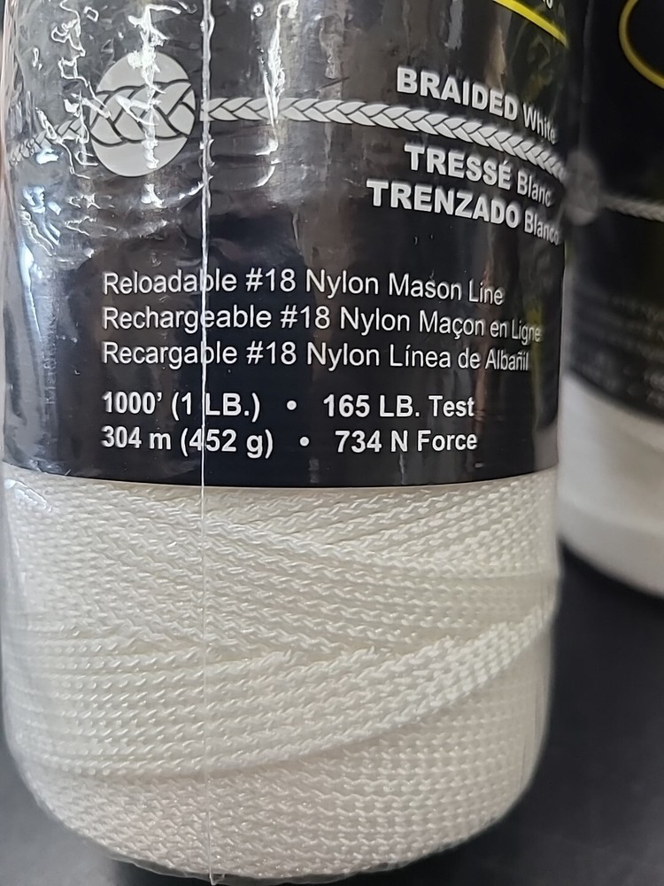 Heavy Duty Nylon Braided Thread (4 Spools)