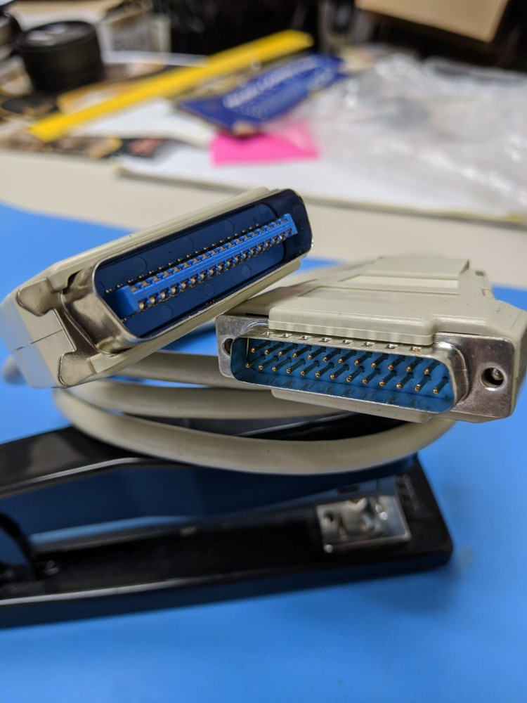 6 ft CABLE PRINTER CABLE , MICRO CONNECTOR , ( ONE )