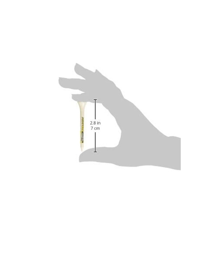 Pride Performance Professional Tee System Plastic Golf Tees (30 Count) , Yell...