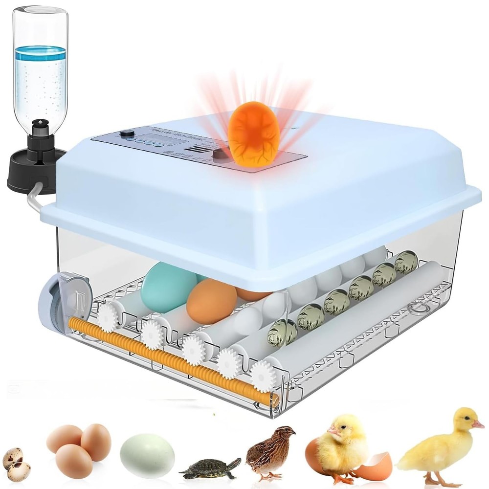 Incubators for Hatching Eggs 16 Egg Automatic Egg Incubator with Temperature Con
