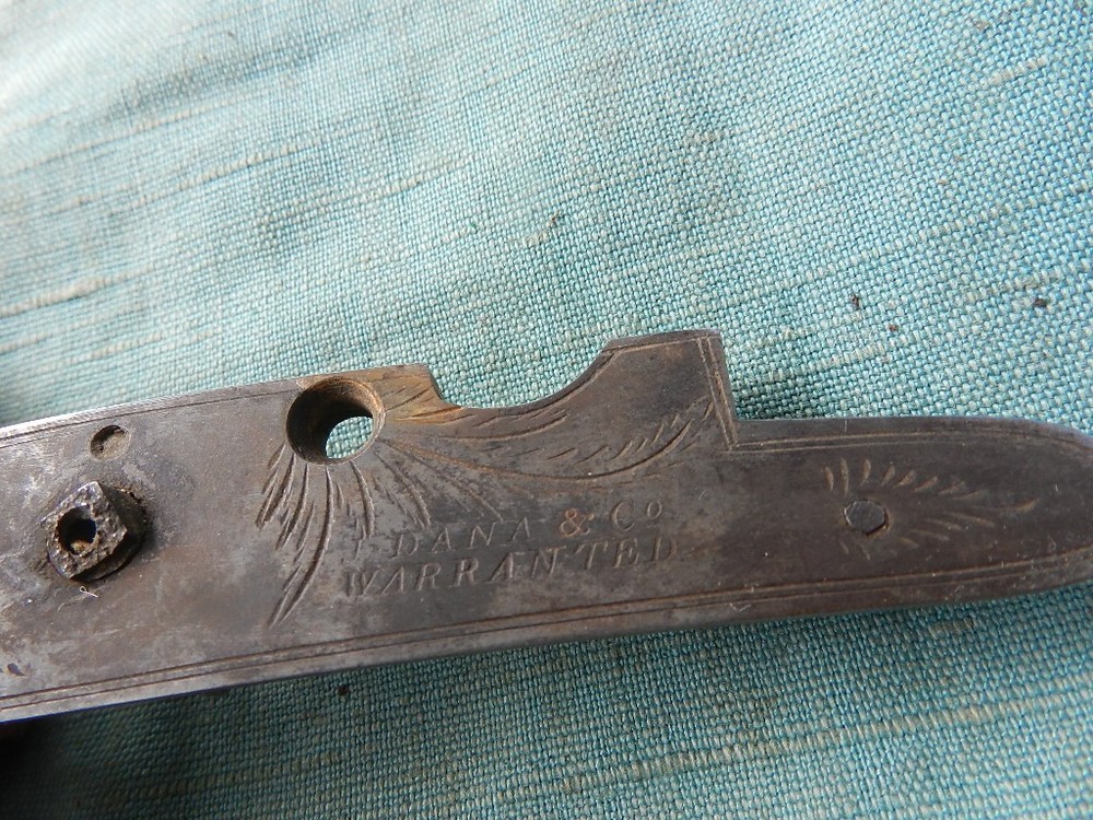 Dana & Co. Warrented percussion rifle lock