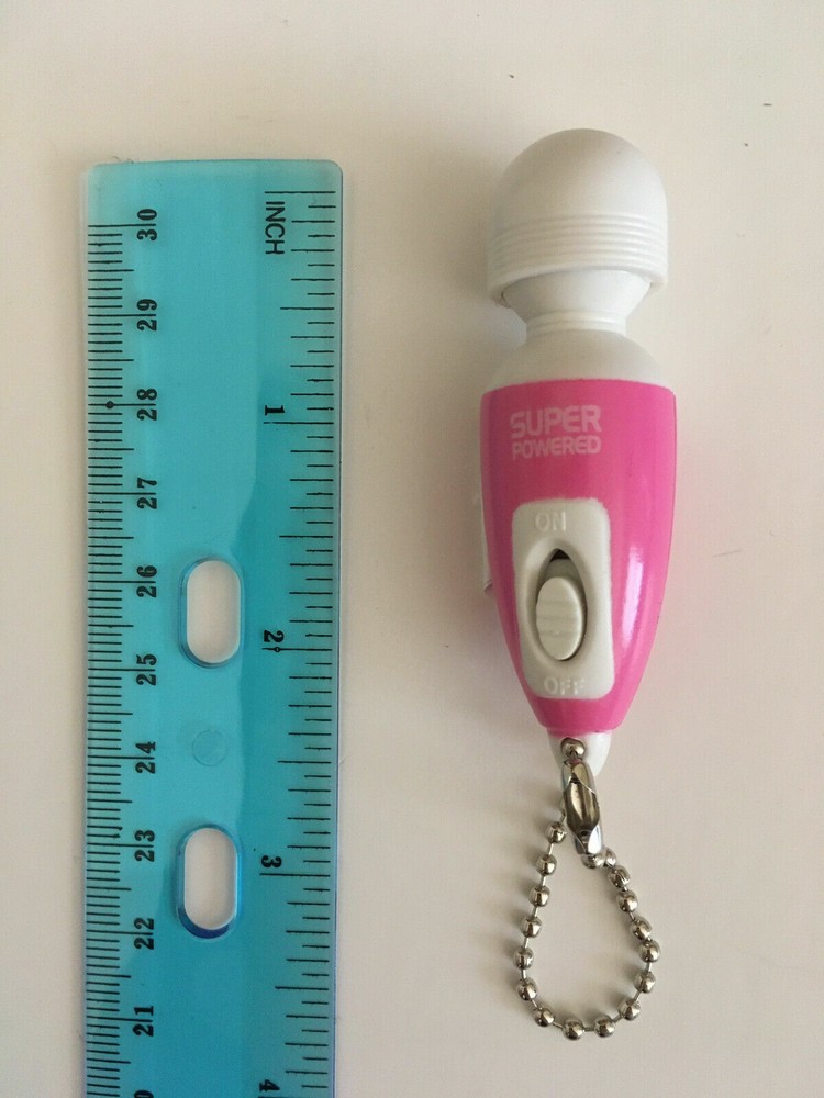 Wand Massager Mini Vibrating Massage Keychain - 3 Pack