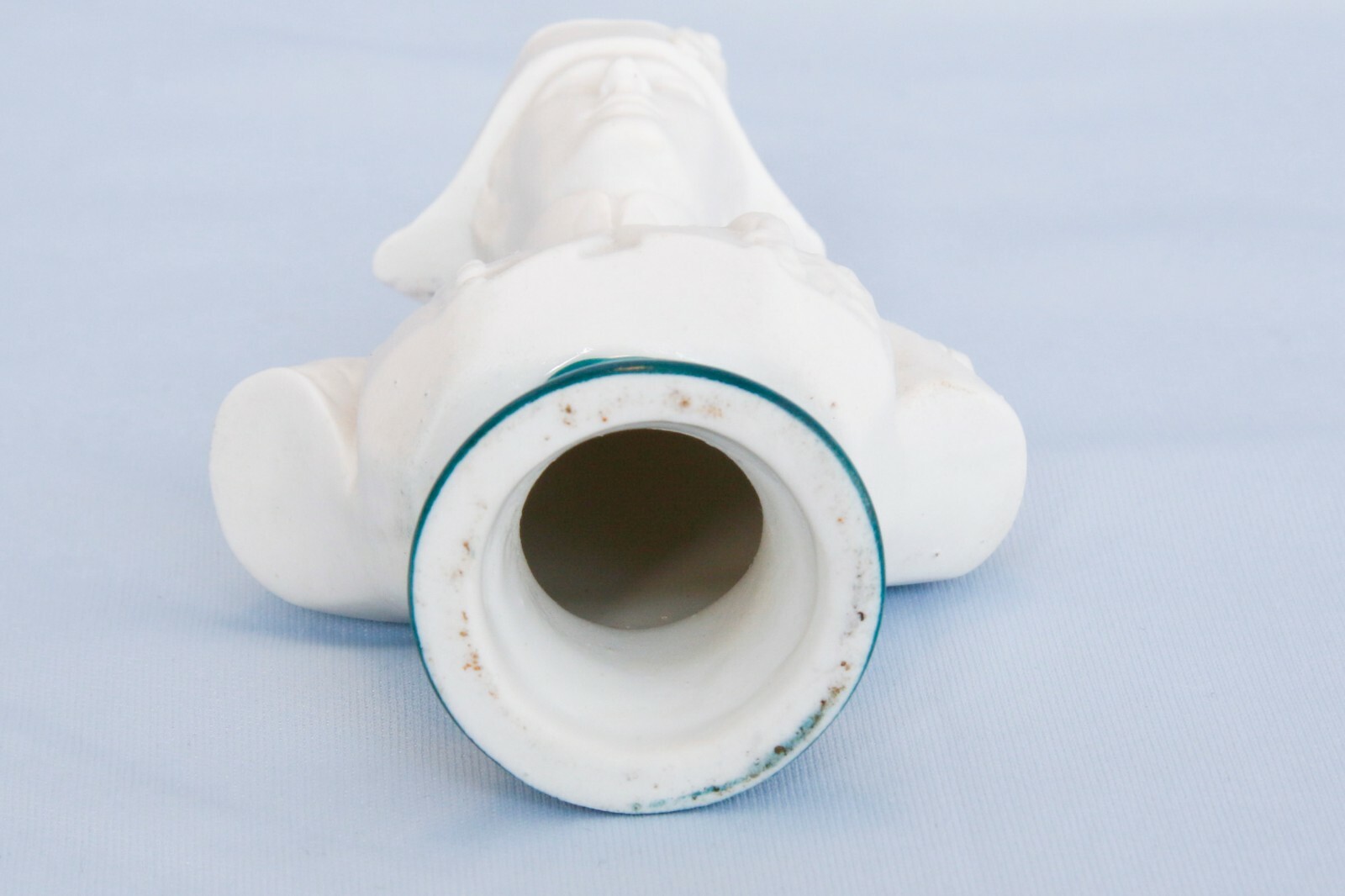 Antique White Bisque Porcelain Bust French Emperor Napoleon Bonaparte Waterloo