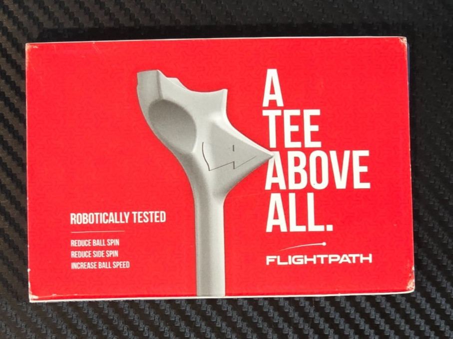 FlightPath Golf Tees 3.25 Inch White Plastic 8 Pack Robotically Tested Premium