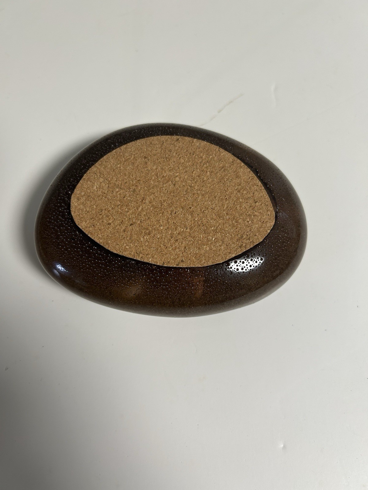 Petoskey Stone Resin Candle Holder