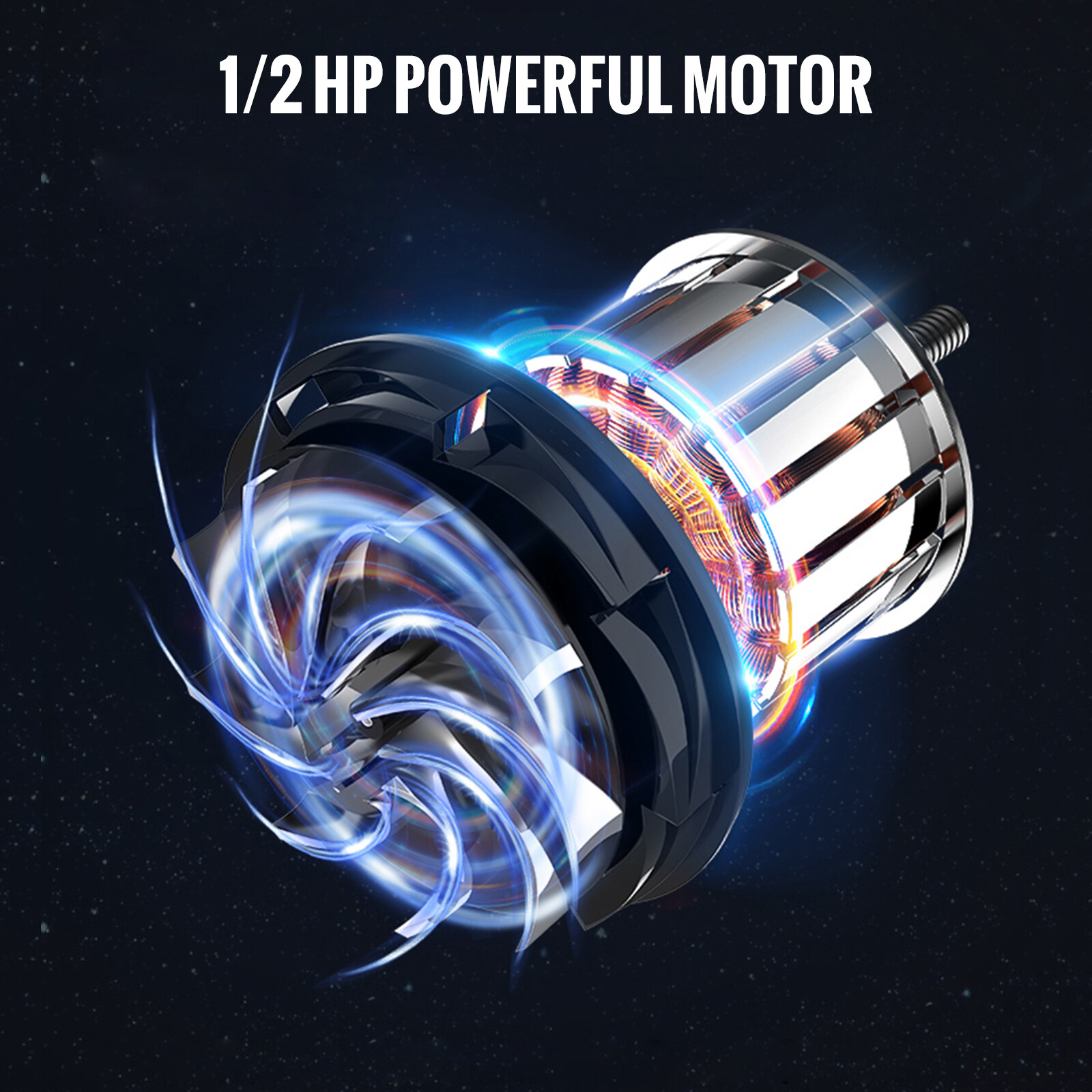 VEVOR Submersible Sump Pump Water Pump 1/2 HP 4320GPH Cast Iron Steel Basement