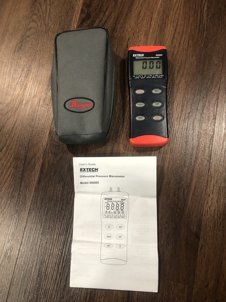 Extech instruments differential pressure manometer Model 406800 - Free shipping