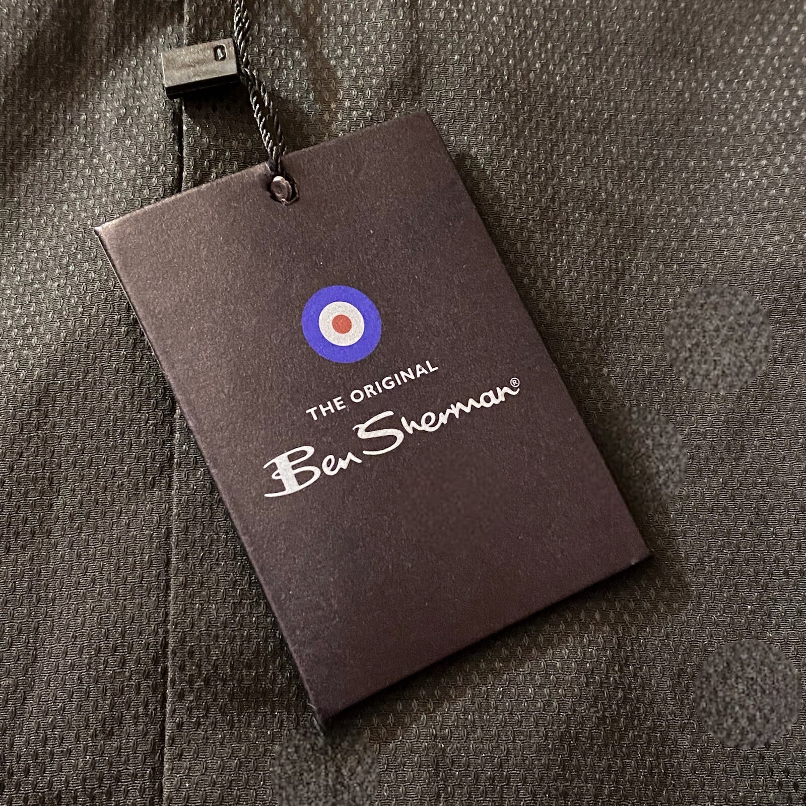 NWT Ben Sherman Slim Fit Black Button Down Dress Shirt Men’s M 15/15.5 32/33