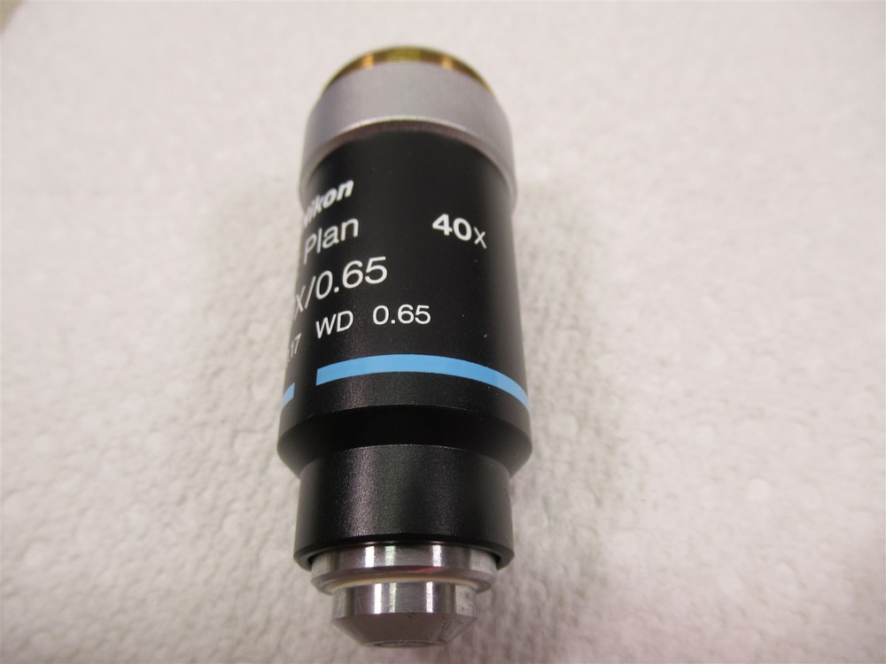 Nikon Eclipse E Plan 40x Microscope Objective Lens WD 0.65 Excellent Shape
