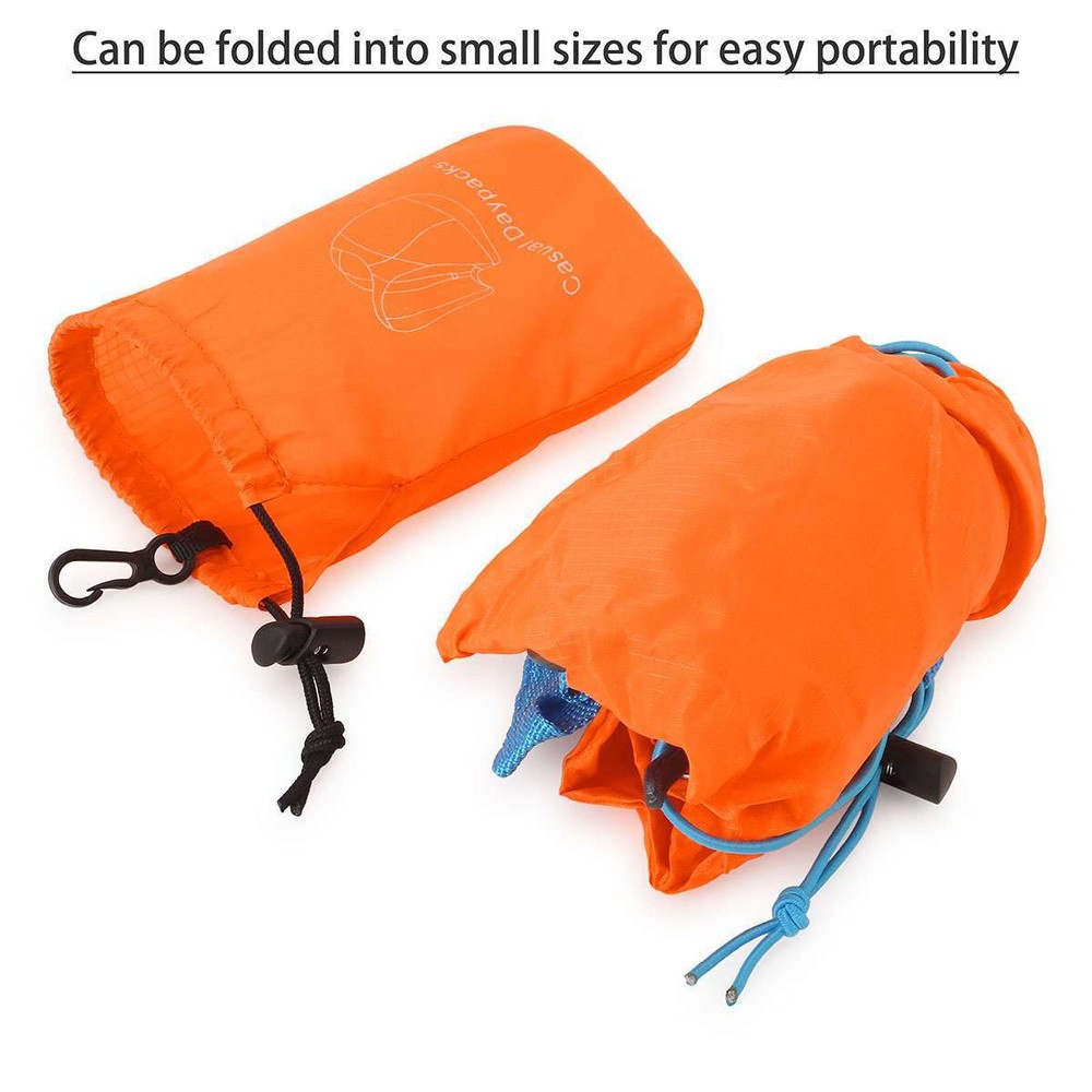 Durable Lightweight Packable Backpack Water Resistant Travel Daypack Foldable