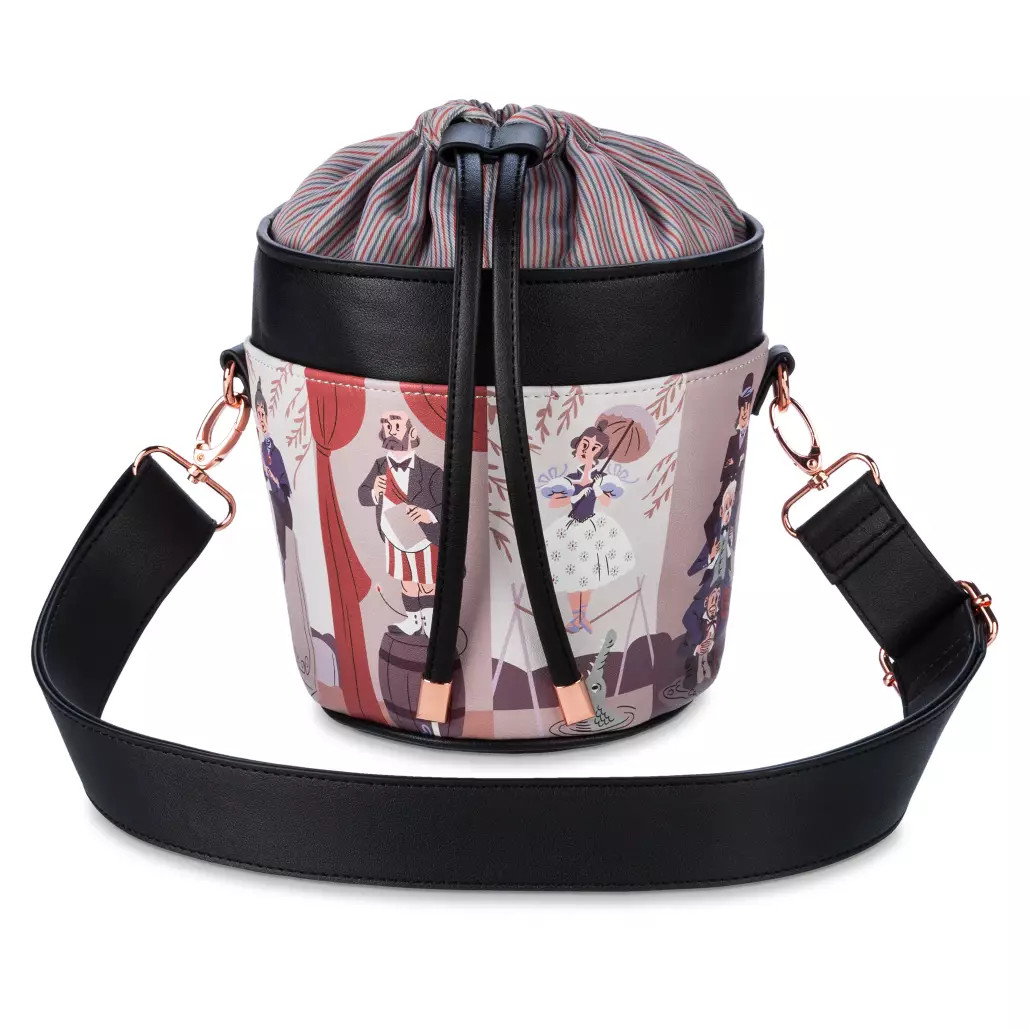 Disney Parks Haunted Mansion Bucket Bag Stretching Portraits Handbag
