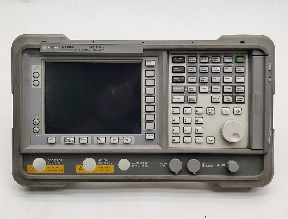 HP Agilent E4405B ESA-E Spectrum Analyzer Front Panel Keypad LCD Display