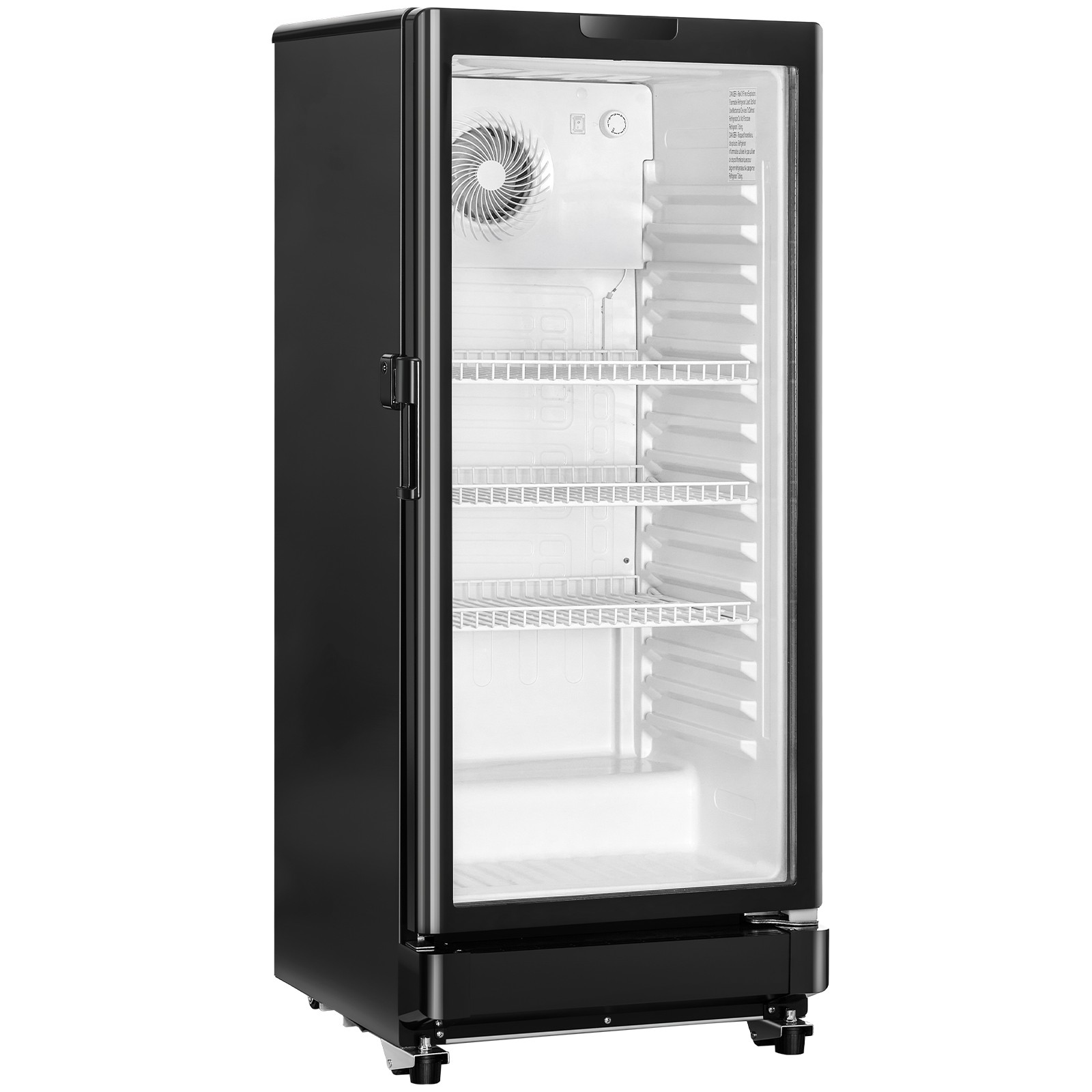 Commercial Merchandiser Refrigerator 5.7 CU.FT Glass Door Beverage Drink Cooler